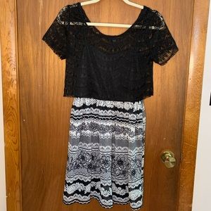 Black and White Dress